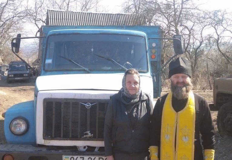 Грузовик как подарок прихожанки в защиту Украины