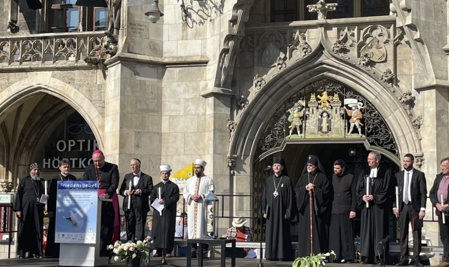 Религиозные лидеры Мюнхена собрались на молитву о мире в Украине