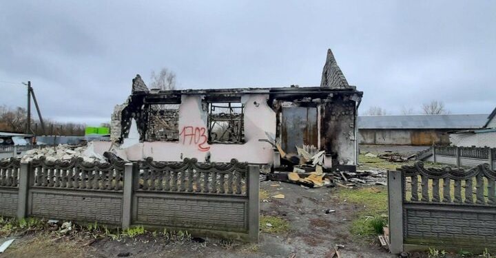 В Загальцах Киевской области из-за обстрелов разрушен Николаевский храм УПЦ