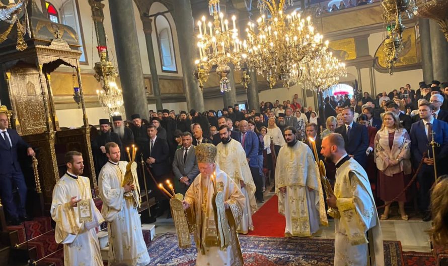 В праздник Пятидесятницы Вселенский Патриарх принял делегацию украинской общины с молитвой о победе Украины