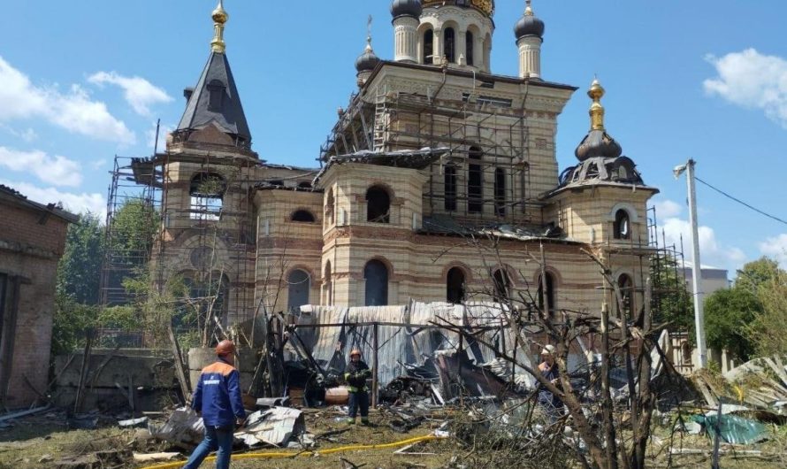 В результате ракетного удара по Виннице пострадал храм УПЦ
