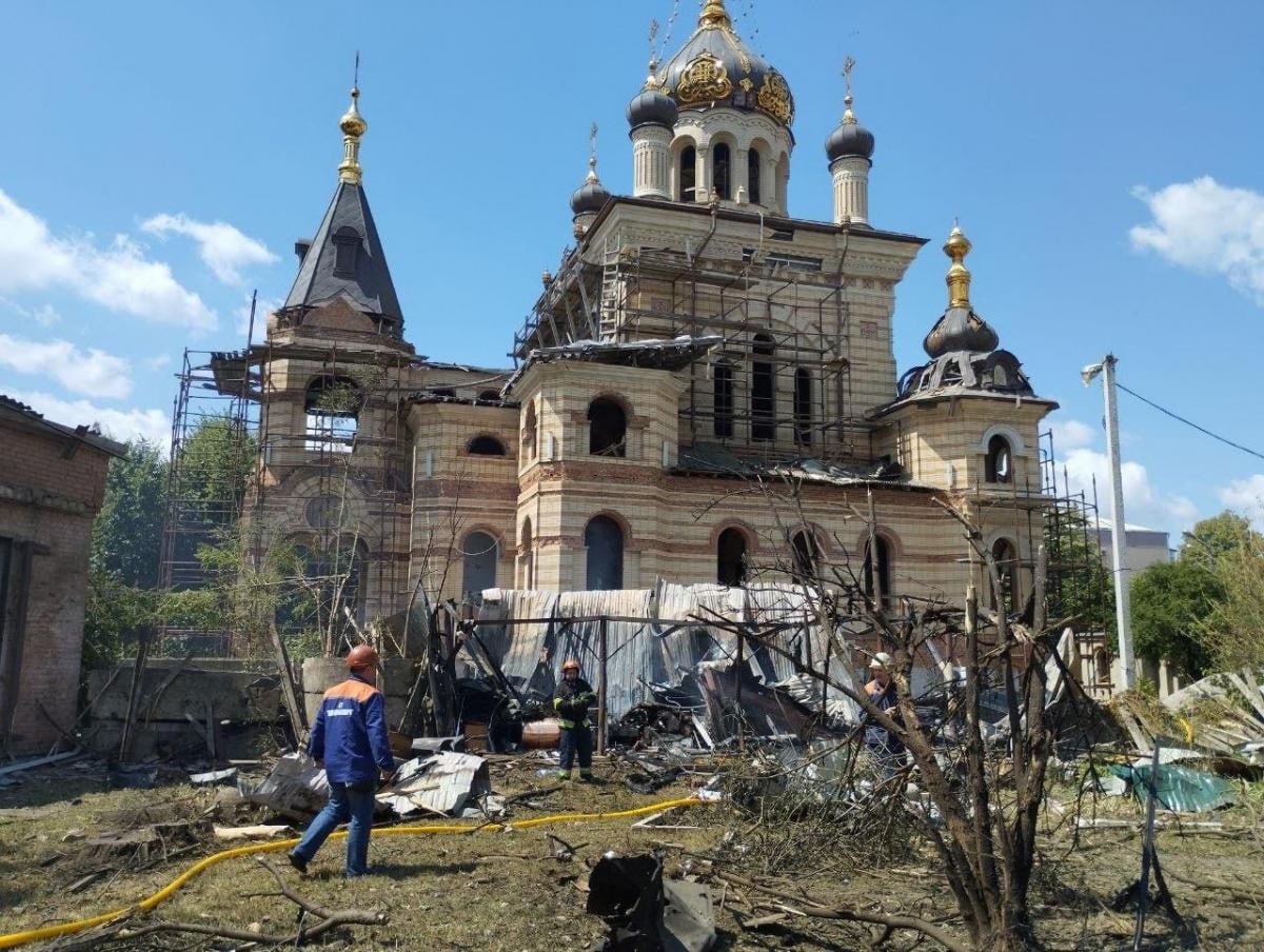 В результате ракетного удара по Виннице пострадал храм УПЦ