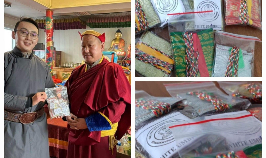 Российским оккупантам передали 15 оберегов с мандалой, освящённых Далай-ламой