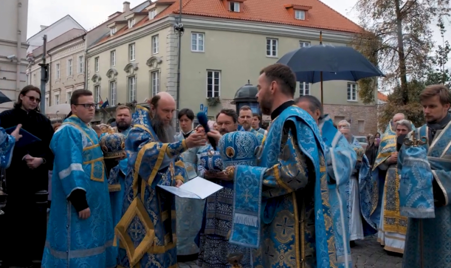 Литовские православные МП совершили крестный ход с молитвой о прекращении войны в Украине