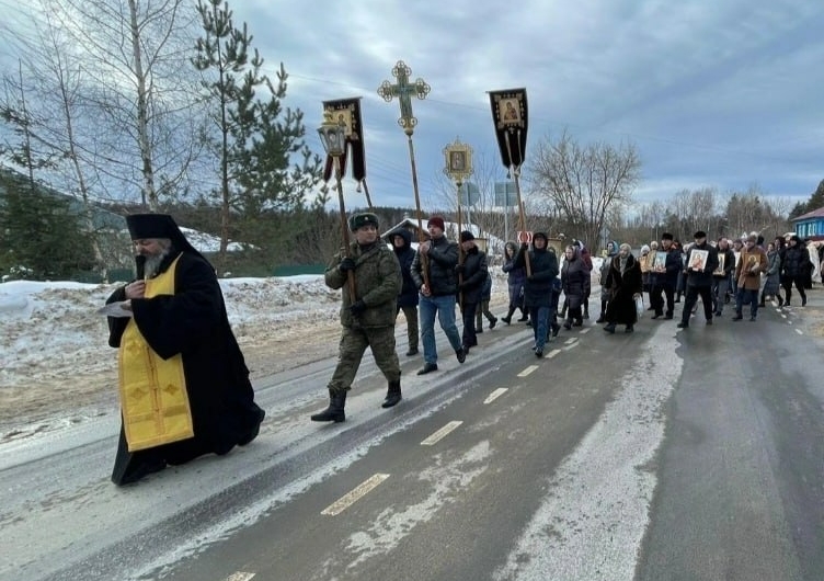 В Нижегородской области прошел крестный ход в поддержку соотечественников-оккупантов