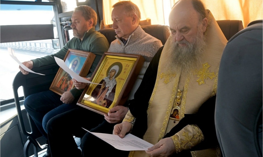После налета дрона на Санкт-Петербург местная митрополия устроила молитвенный объезд города