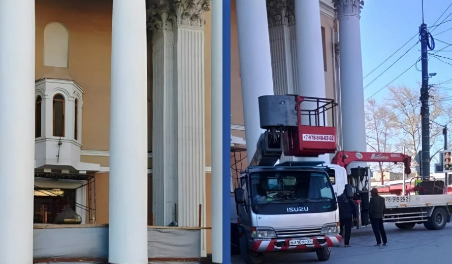 В оккупированном Симферополе демонтировали купол кафедрального собора ПЦУ
