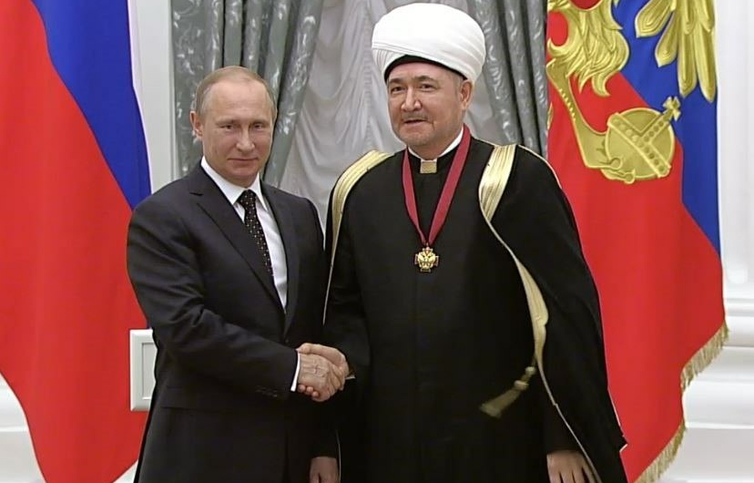 Муфтий Гайнутдин пожелал Путину помощи Аллаха для достижения побед