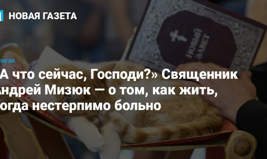 Антивоенный священник Андрей Мизюк — о том, как жить, когда нестерпимо больно