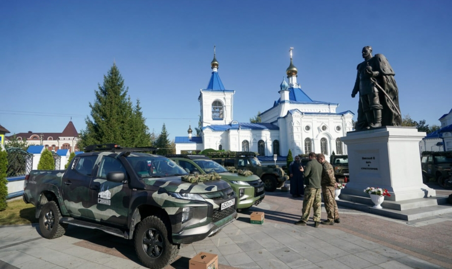 В Александровской епархии пожертвовали 20 «гуманитарных» автомобилей для «выполнения боевых задач СВО»