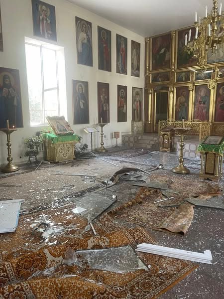 В результате обстрела пострадала Днепровская духовная семинария ПЦУ