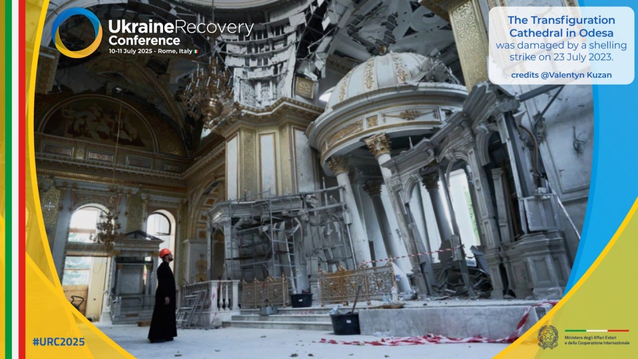 В Риме показали фотовыставку о разрушении украинских храмов