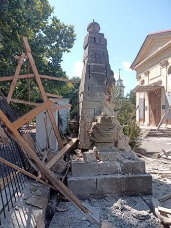 В Херсоне снова пострадал Екатерининский собор