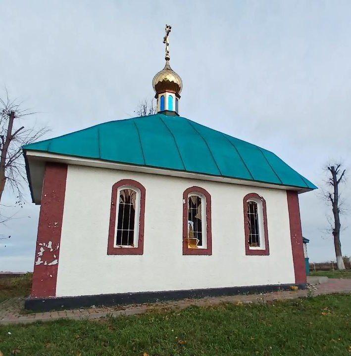 В Черниговской области от обстрела пострадала часовня святой Параскевы