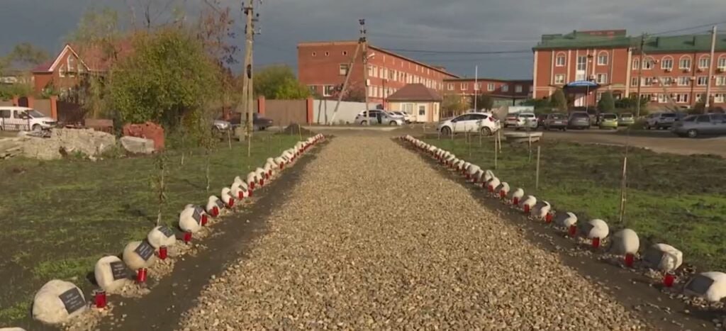 В Адыгейске возле храма открыли мемориальный сад в честь погибших оккупантов