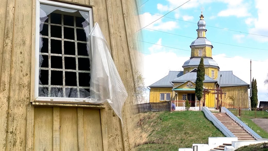 На Черниговщине российская атака дронами повредила храм XVIII века