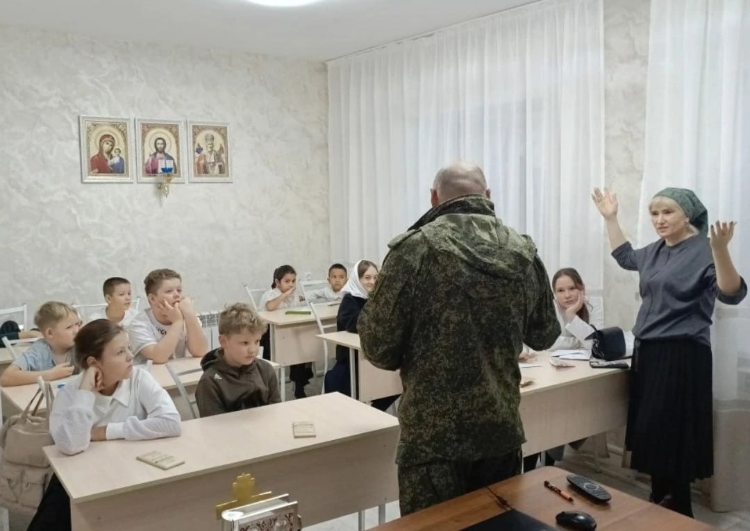 Участник российского вторжения провел лекцию для воспитанников воскресной школы в Челябинской области