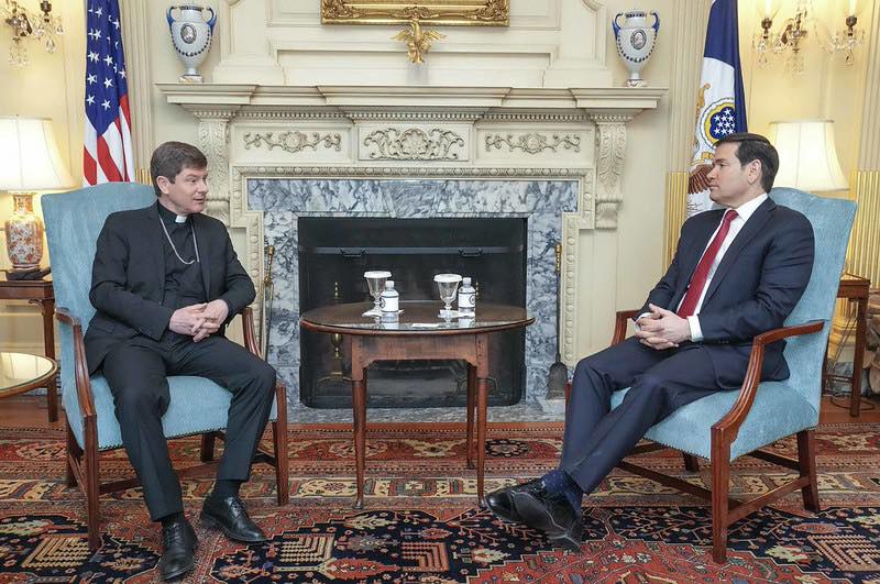 Киевский католический епископ: Рубио заверил, что молится за нас ежедневно