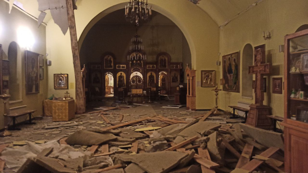В Выгоничах Брянской области пострадал храм РПЦ