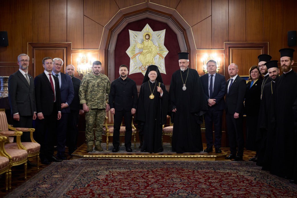 Зеленский встретился с Вселенским патриархом Варфоломеем — говорили о поддержке Украины и «достойном мире»