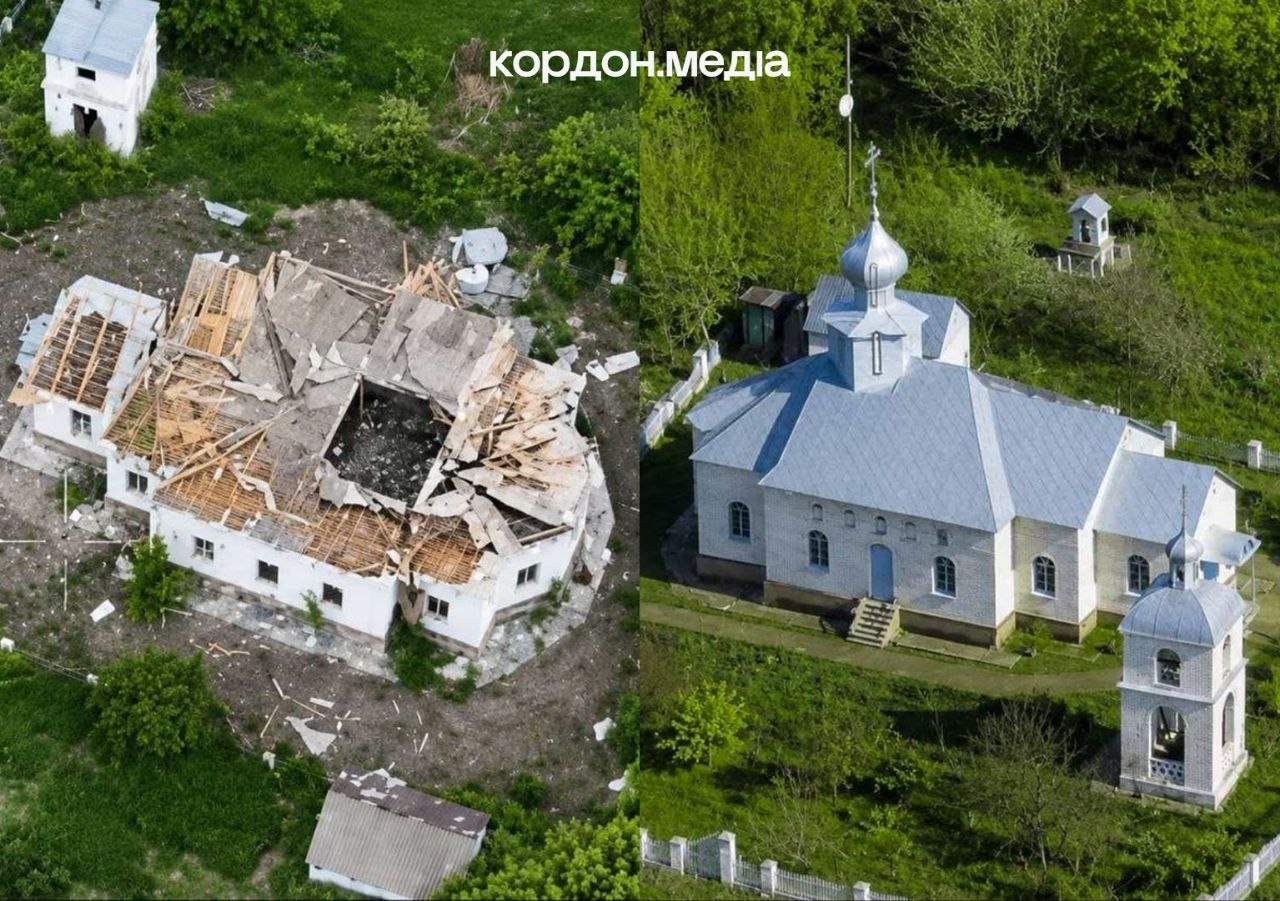 Войска РФ разрушили православную церковь на Сумщине и лютеранскую на Запорожье