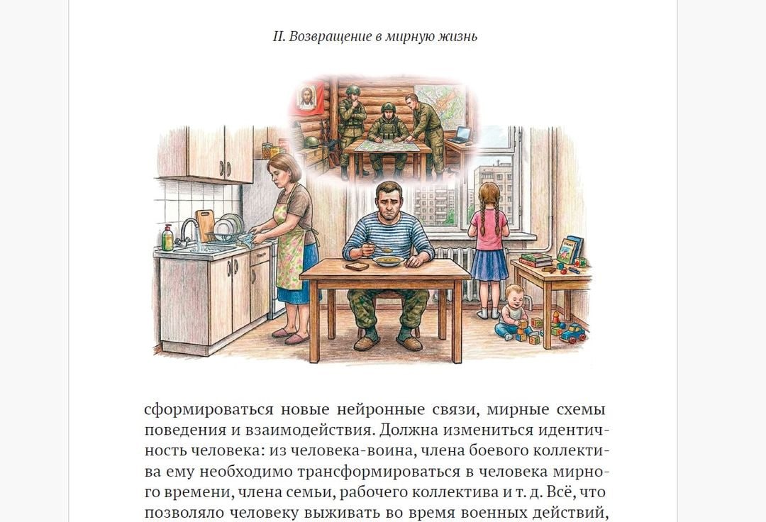 SOTA изучила новую церковную брошюру о возвращении участников войны