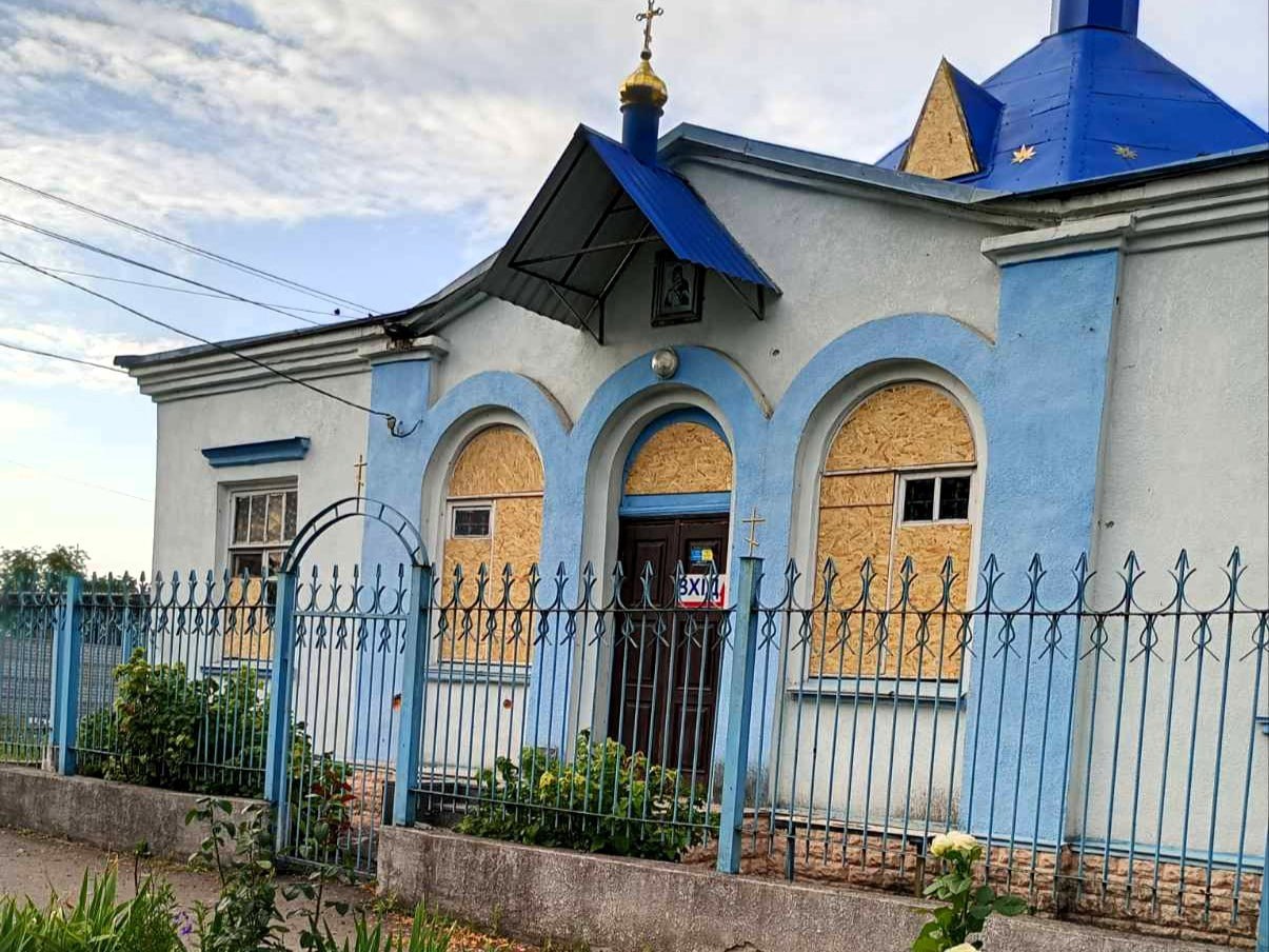 В Харькове российским ударом повреждён храм ПЦУ
