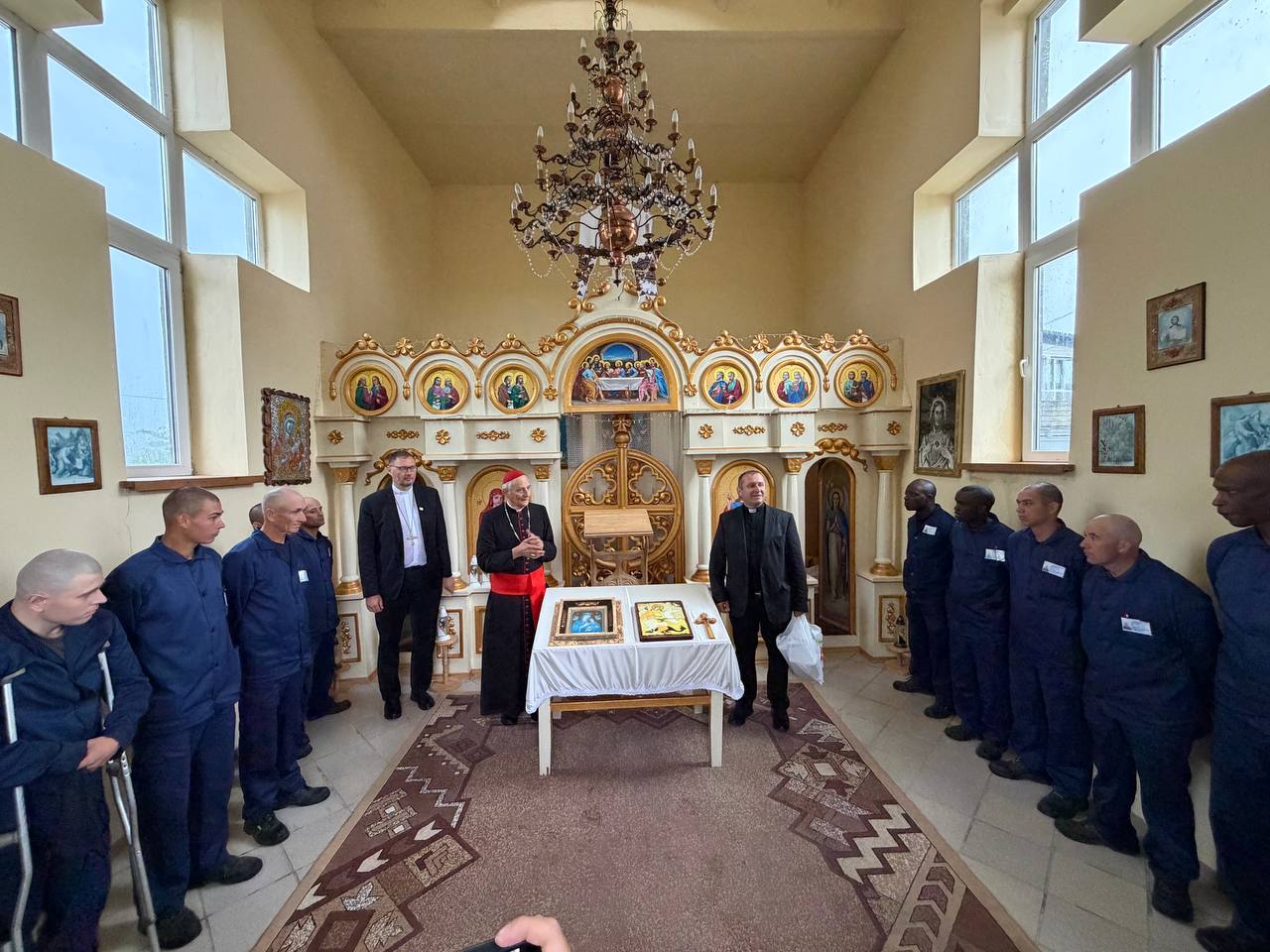 Делегация Ватикана посетила лагерь с российскими военнопленными в Украине