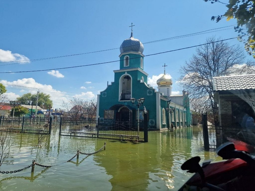 В оккупированной Голой Пристани уничтожен один из старейших храмов города