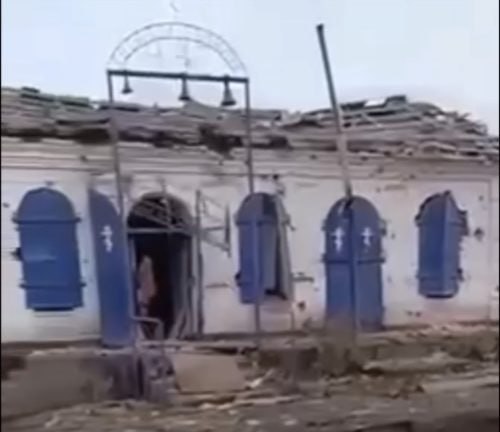 Российские авиабомбы полностью уничтожили храм УПЦ XIX века в Днепропетровской области
