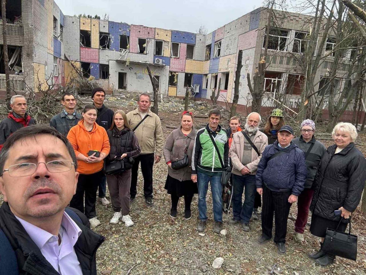 В Херсоне российский авиаудар повредил здание церкви адвентистов и бывшего лицея